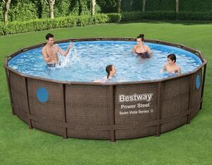 Bestway Pool med tillbehör Power Steel 488x122 cm