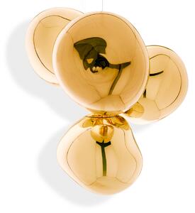 Tom Dixon - Melt Chandelier Small, Gold, Incl. LED 4x6W 3000K, Dimmable - Takkronor - Guld