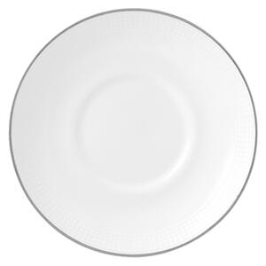 Wedgwood - Vera Wang Blanc Sur Blanc Espresso Saucer - Assietter - Vera Wang - Vit