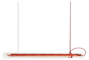 Ingo Maurer - Tubular Red Diffusor Red Cable - Pendellampor - Sebastian Hepting - Röd