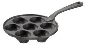 Skeppshult - Munkpanna 22 cm med Gjutjärnshandtag - Stekpannor - Svart
