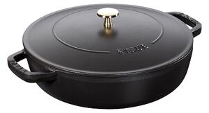 Staub - Chistera Sautépanna Ø 28 cm - Svart - Grytor och kastruller - Svart