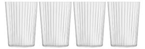 LSA International - Gio Line Tumbler XL - Set of 4 - Dricksglas - Transparent