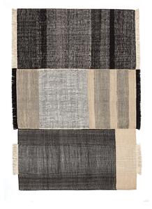 Nanimarquina - Tres Black Rug 200x300 cm - Ullmattor - Elisa Padrón,Nani Marquina - Flerfärgad,Mönstrad,Svart