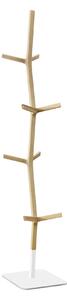 Fredericia Furniture - Nara Coat Stand, Lackerad ek med vit fot - Klädhängare - Shin Azumi - Vit