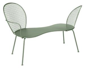 Fermob - Lorette Conversation Bench - Cactus - Trädgårdsbänkar - Frédéric Sofia - Grön - Metall