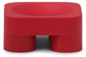Normann Copenhagen - Chub Bowl Small Bright Red - Serveringsskålar - Sami Kallio - Trä