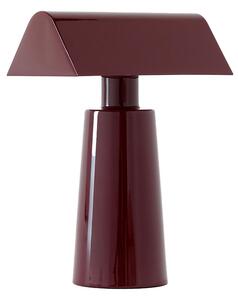 &Tradition - Caret MF1, Dark Burgundy - Bordslampor - Matteo Fogale - Röd