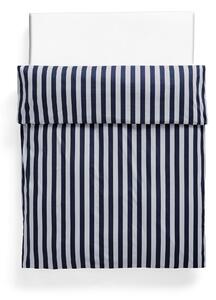 HAY - Été Duvet Cover 150 x 210 Midnight blue and light grey - Påslakan - Grå,Blå
