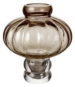 Louise Roe - Balloon Vase 02 Smoke - Vaser - Transparent,Grå