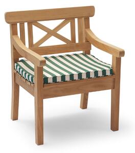 Fritz Hansen - Drachmann Chair Cushion, Light Apricot/Dark Green - Dynor och kuddar - Skagerak Design Team - Grön