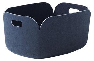 Muuto - Restore Basket, Midnight Blue - Korgar och lådor - Mika Tolvanen - Blå