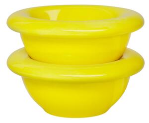 HEM - Bronto Egg Cup (Set of 2) Yellow - Äggkoppar - supergroup - Gul