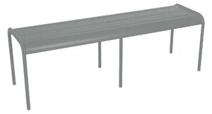 Fermob - Luxembourg 3/4 Seater Bench - Lapilli Grey - Trädgårdsbänkar - Frédéric Sofia