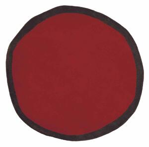 Nanimarquina - Aros 1 Round Rug Red Ø200 cm - Ullmattor - Nani Marquina - Röd