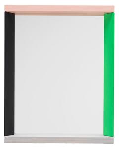 Vitra - Colour Frame väggspegel Small Green/Pink - Väggspeglar - Julie Richoz - Rosa,Grön