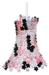 Kartell - Bloom Suspension 9250, Pink/Black, Incl. LED 4,5W G9 - Pendellampor - Ferruccio Laviani - Rosa