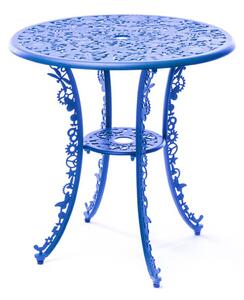 Seletti - Aluminium Table Industry Collection Ø 70 cm H 74 cm - Sky Blue - Matbord - Studio Job - Blå - Metall