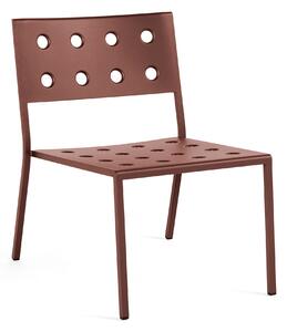 HAY - Balcony Lounge Chair - Iron red - Matstolar utomhus - Ronan & Erwan Bouroullec - Röd - Metall