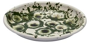 Kapka - Floral Madness Big Plate - Green - Mattallrikar - Mönstrad,Grön