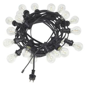Ljusslinga Bright light string med klara ljuskällor, 12 m