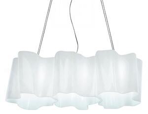 Artemide - Logico Pendellampa 3 In Linea Rökt - Pendellampor - Michele De Lucchi,Gerhard Reichert - Grå
