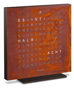Qlocktwo - Qlocktwo Earth 13,5 Creator's Edition - Rust, SE - Klockor - Biegert & Funk - Brun