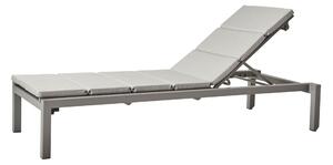 Cane-Line - Relax Light Grey med dyna Light Grey - Solsängar - Cane-line Design Team - Metall