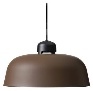 Wästberg - Dalston w162s2 Pendellampa, Nut Brown, Stor Skärm, Inkl. Svart LED Enhet, 2700K, Max 9W, Dimbar - Pendellampor - Kim Colin,Sam Hecht - Brun
