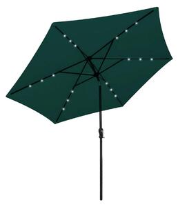 LED Frihängande parasoll 3 m grönt - Grön