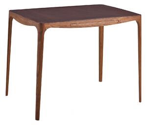 Naver Collection - AK 1310 Ro Desk Dark Brown - Skrivbord - Hans Sandgren Jakobsen - Brun - Läder/Trä