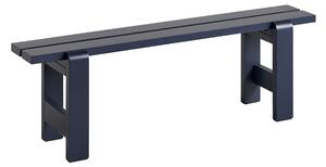 HAY - Weekday Bench 140x23 cm / Steel Blue - Trädgårdsbänkar - Hannes & Fritz - Blå - Trä