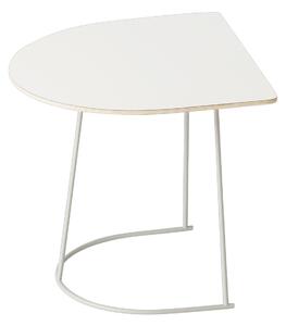 Muuto - Airy Coffee Table - Half Size, Utförande - Benvit - Soffbord - Cecilie Manz - Beige - Metall/Trä