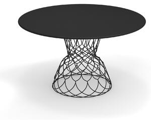 EMU - Re-Trouvé Round Table Ø130, Black - Balkong- och cafébord - Patricia Urquiola - Svart - Metall