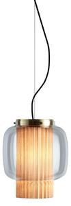 Parachilna - Manila T Pe, Brass/Transparent,Excl. E27 Halo ECO Max. 77W | E27 LED 13W 3000K - Pendellampor - Sebastian Herkner - Transparent,Guld