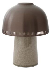 &Tradition - Raku Table Portable SH8 Beige Grey / Bronzed - Bordslampor - Sebastian Herkner - Grå