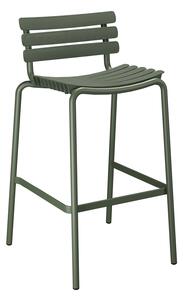 Houe - ReCLIPS Bar Chair - Olive Green - Barstolar utomhus - Henrik Pedersen - Grön - Metall/Plast
