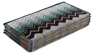 Missoni Home - Giacomo Face Towel 6-pack 30 x 30 cm, 165 Green - Handdukar och badlakan - Flerfärgad