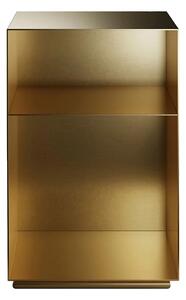 Carpe Diem Beds - Holme Bedside Table Brass 37X37X60 cm - Sängbord - Guld - Metall