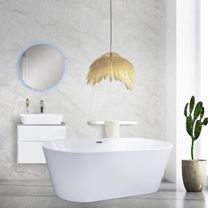 Fristående badkar 170cm | Lucite akryl | Stilren design | A-06