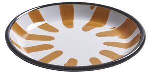 Kapka - A Little Color Dessert Plate - Yellow - Mattallrikar - Mönstrad,Gul
