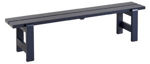 HAY - Weekday Bench 190x32 cm / Steel Blue - Trädgårdsbänkar - Hannes & Fritz - Blå - Trä