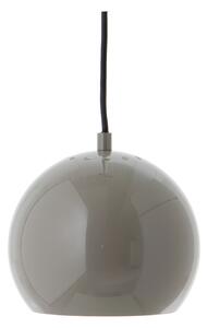 Frandsen - Ball Pendant Lamp Ø18 cm Glossy Warm Grey - Pendellampor - Benny Frandsen - Grå