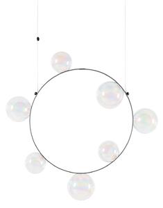 Moooi - Hubble Bubble 7, Oil Spheres, Ink. 20W LED 530lm 2700K - Takkronor - Marcel Wanders - Transparent