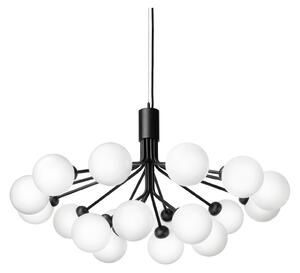 Nuura - Apiales 18 Satin Black/Opal White - Takkronor - Sofie Refer - Svart