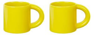 HEM - Bronto Mug (Set of 2) - Yellow - Kaffekoppar - supergroup - Gul