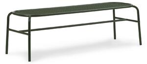 Normann Copenhagen - Vig Bench - Dark Green - Trädgårdsbänkar - Simon Legald - Grön - Metall