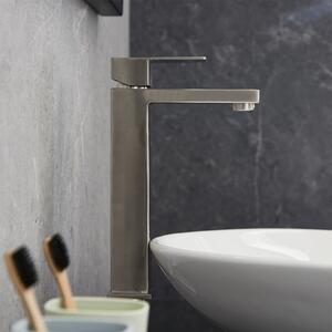 Tvättställsblandare med rak design | Rostfritt stål