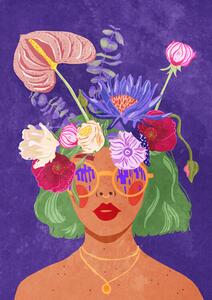 Illustration Flower head, Raissa Oltmanns