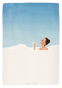 Illustration Bubblebath, Giselle Dekel